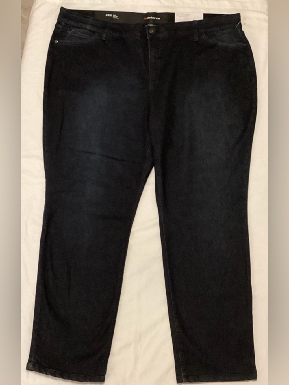 Liz Claiborne Dark Wash Sara Slim Stretch Jeans